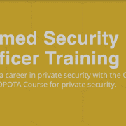 Ohio Armed Security Officer Training