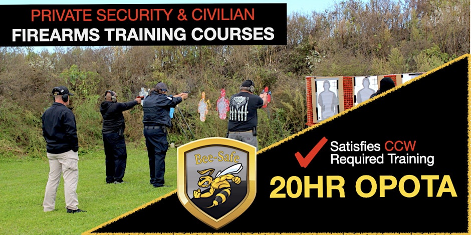 20 hour opota course - 20 hour private security firearms certification